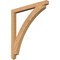 Ekena Millwork Thorton Arts & Crafts Smooth Bracket, Western Red Cedar, 3 1/2"W x 44"D x 48"H BKT04X44X48THR03SWR - alternate 1